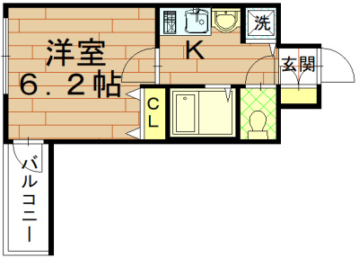 プレサンス京都四条河原町ネクステージの間取り