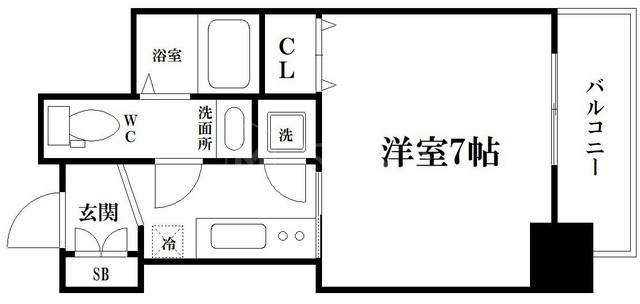 ラシュレエグゼ本町の間取り