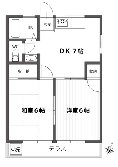 【間取り】 | 鈴木ハイツ