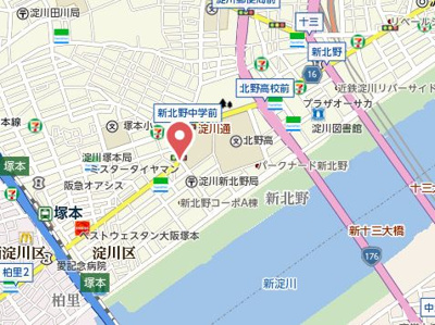 【地図】 | 新北野NCビル