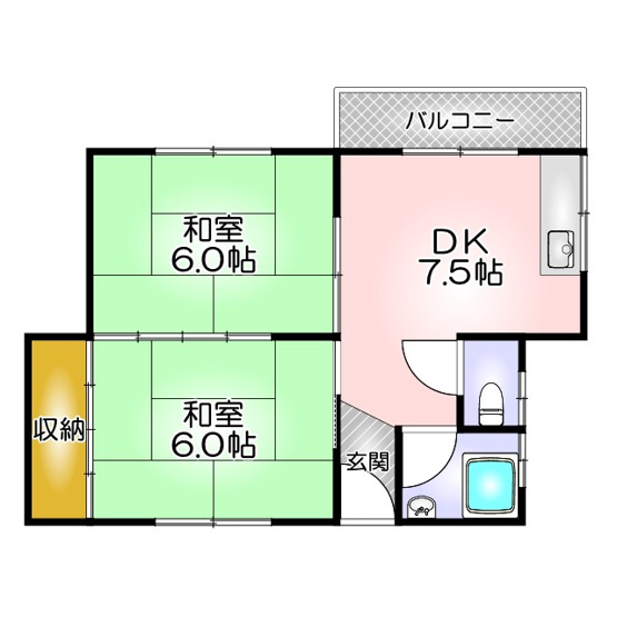 【間取り】 | 板宿ハウス