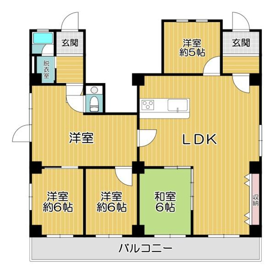 【間取り】 | 天満ドリームマンション