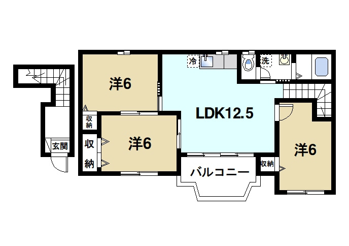 グラン・リーオの間取り|3LDKの間取り