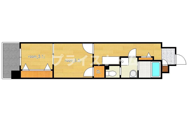 【間取り】 | エンクレスト渡辺通Ⅱ