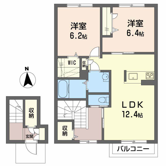 【間取り】 | シャーメゾン浜の宮