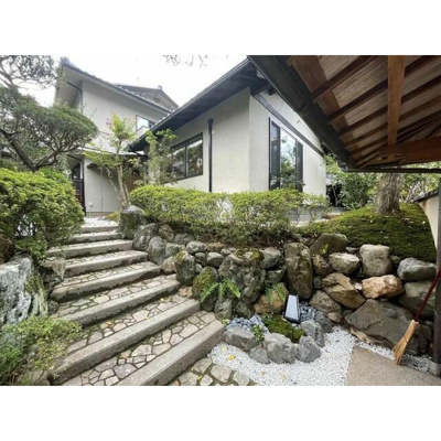 【外観】 | 上高野東田町　中古戸建【枝垂桜と露天風呂あり】
