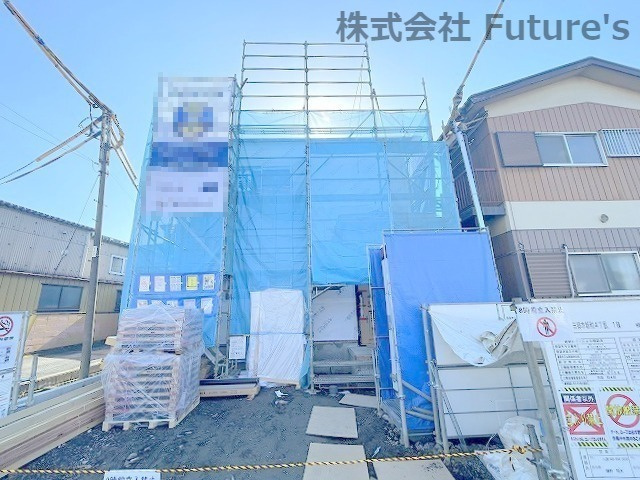 三郷市新和4丁目　新築戸建　限定1棟の外観|現地写真になります。