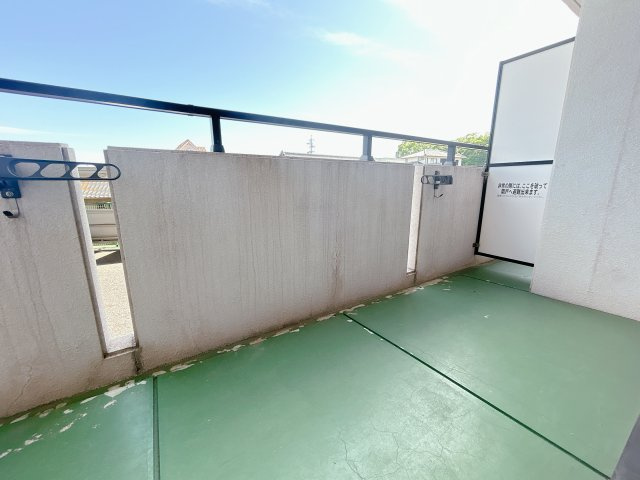 ひまわりやなべのバルコニー