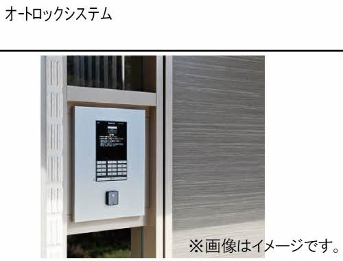 倉敷市大島のアパートのエントランス|イメージパース