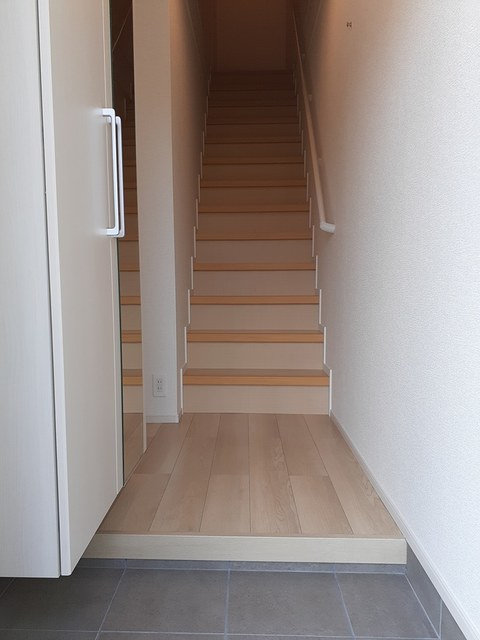 サンヴェール大芝ⅢCの玄関