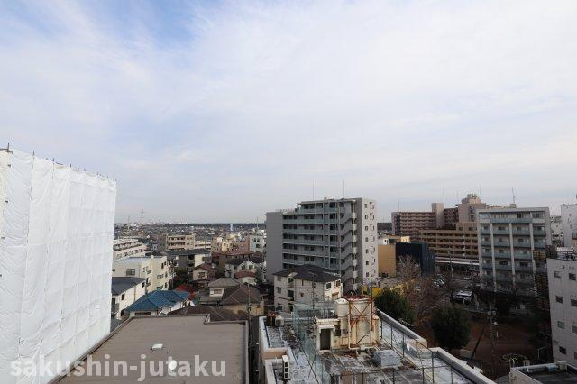 ライオンズマンション八千代台駅前の展望|８階部分につき眺望自慢です。