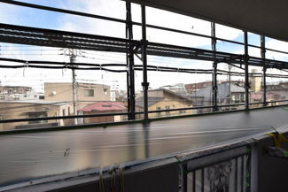 【展望】 | バルコニーからの眺望　※大規模修繕工事中