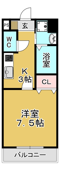 【間取り】 | サンパティーク泉中央