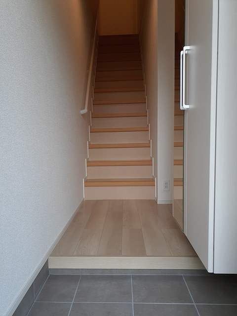 サンヴェール大芝ⅢAの玄関