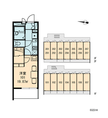 【区画図】 | ＫｓＣＵＢＥ植田東