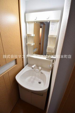 ラナップスクエア南森町ＮＥＸＴ　ＳＴＡＧＥの洗面所