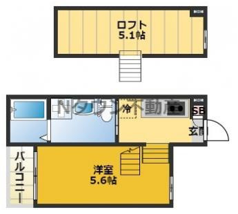 【間取り】 | エクル烏森 | 間取りです。