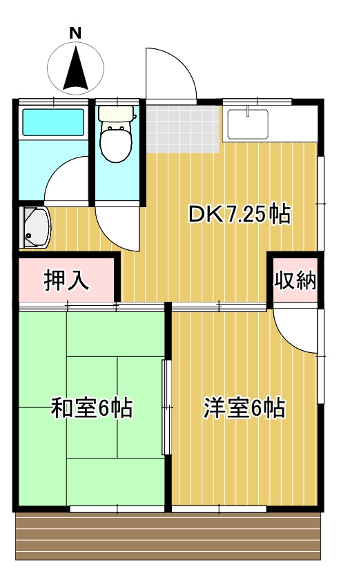 グリーンハイツ小森の間取り