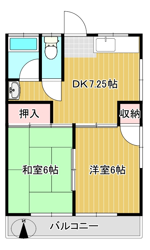 グリーンハイツ小森の間取り
