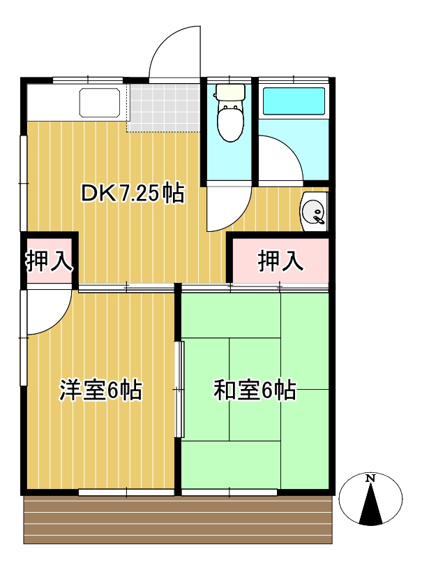 グリーンハイツ小森の間取り