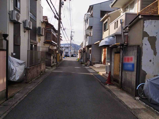 【前面道路含む現地写真】 | 下津林北浦町　建築条件無し売土地