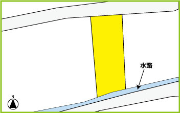 【土地図】 | 三島市谷田 売土地 ET04351 | 三島市谷田　地形図