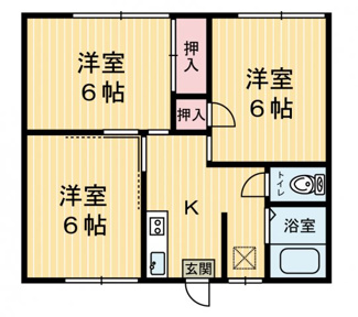 【間取り】 | 茜コーポA　