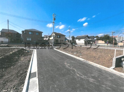 【前面道路含む現地写真】 | 入間市黒須2丁目　全16区画　15区画