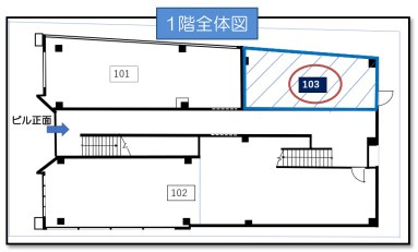 羽曳野市恵我之荘　貸店舗　 [物件番号：227590] の間取り