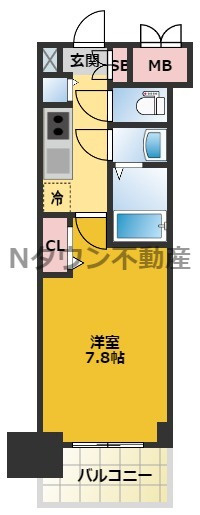 【間取り】 | プレサンスジェネ千種内山 | 間取りです