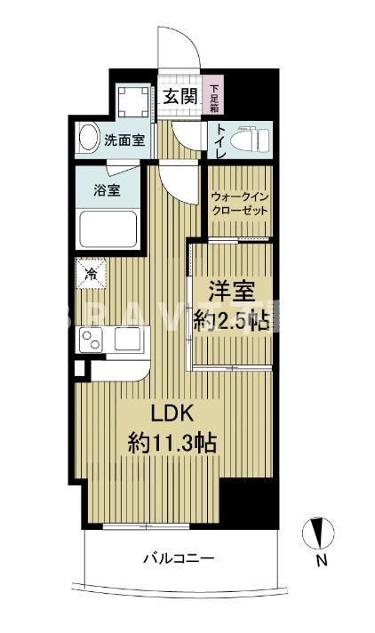 セレニテ堺筋本町リアン BRAVI不動産の間取り|【セレニテ堺筋本町リアン】