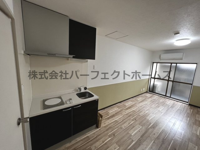 ドエル大枝のキッチン|コンパクトなキッチンで掃除もラクラク