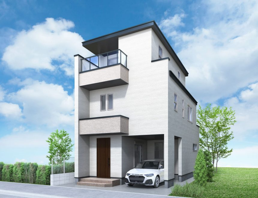 【建築条件付き土地】グラッド・タウン北条１丁目の外観パース|■建築条件付の売り土地です♪♪
■自由設計対応の新築戸建て♪♪