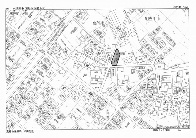 【地図】 | 米田南駐車場