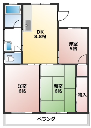 【間取り】 | メゾンド長友 | 図面と現況が異なる場合は、現況を優先させていただきます。