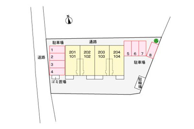 【駐車場】 | ヴィラカメリア | 駐車場