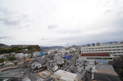 【展望】 | コープ野村西旭町（リノベ済） | 現地（2022年12月5日12：00頃）撮影