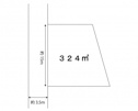 【間取り】 | 土地約324.00㎡（約98坪）／接面約15ｍ