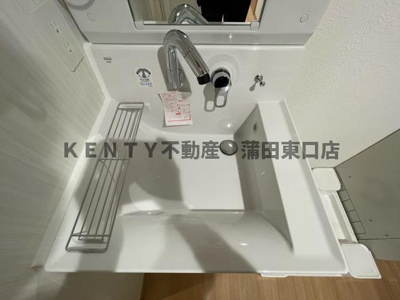 【独立洗面台】 | プラチナフォルム蒲田 | 朝の支度にも助かる、独立の洗髪洗面化粧台