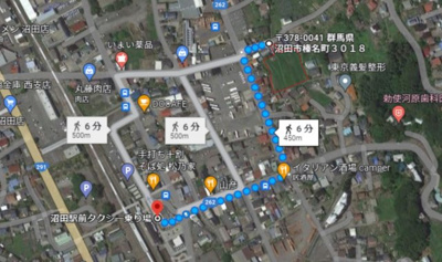 【地図】 | 沼田市榛名町売土地