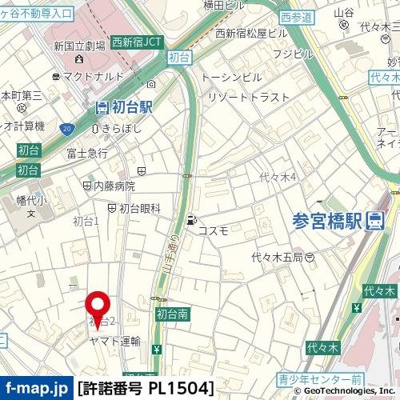 【地図】 | メゾン代々木