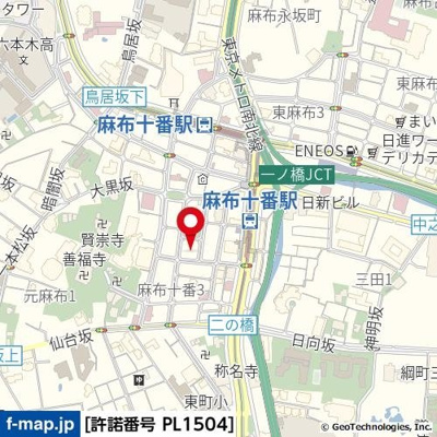 【地図】 | ラ・ピアッツァ麻布十番