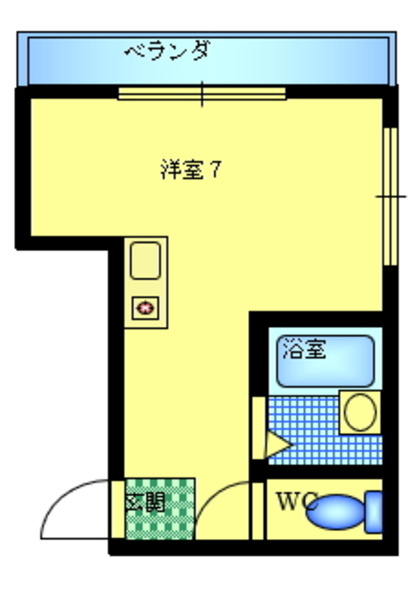 コーポ司の間取り