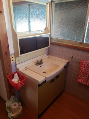 【独立洗面台】 | 鳥取市佐治町加茂中古戸建て