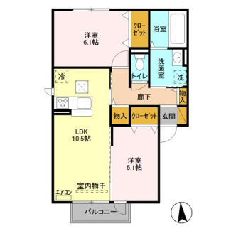 【間取り】 | ゼピュロス学園の森 S