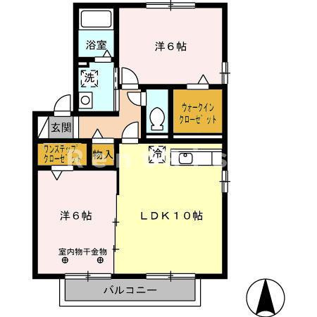 アプローズ Ｂ棟の間取り
