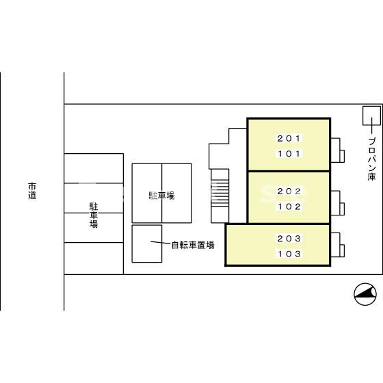 スターブルＮＯＭＵＲＡの玄関