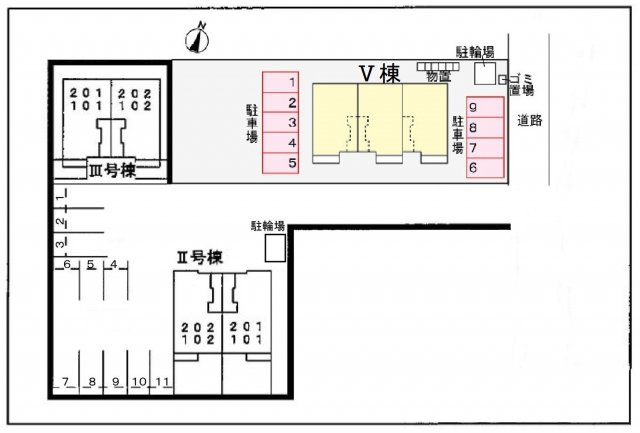 駐車場配置図