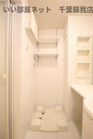 クロシェットⅢ番館の洗面所|忙しい朝には欠かせない洗面所です