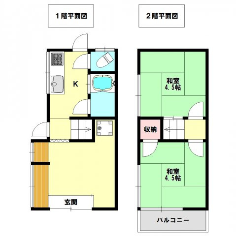 垂水区東垂水2丁目22-4テラスの間取り